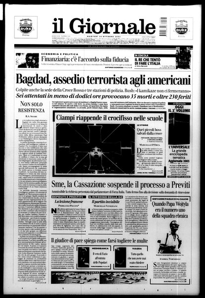 Il giornale : quotidiano del mattino